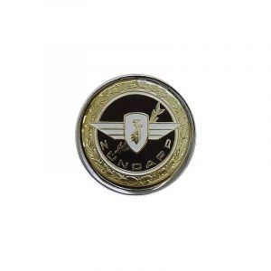 Sticker Zundapp Logo Goud/Zwart Rond 100MM