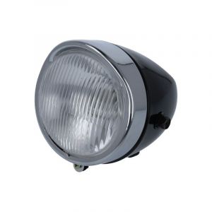 Koplamp Compleet "EI" Zwart Puch Maxi Zijbevestiging