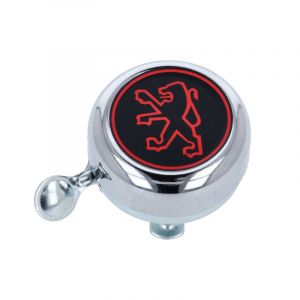 Bel Chroom Peugeot Zwart/Rood