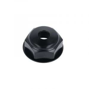 Balhoofdmoer Honda MT50 Zwart met Gat