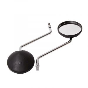 Spiegelset Yamaha DT50/80MX Zwart/Chroom