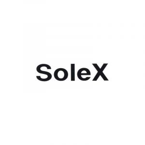 Sticker Solex Zwart Recht 62X15MM