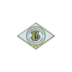 Sticker Achterspatbord "Stokvis en Zonen" 55X38MM
