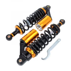Schokbrekerset Zwart/Goud Sport 320MM
