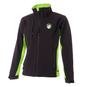 Softshell Jack Puch Zwart/Groen
