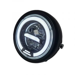 Koplamp LED 165MM Angle Eye Wit