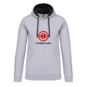 Sweater Kreidler Hoodie Grijs