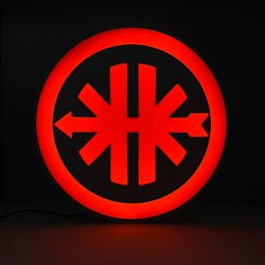 Lamp Kreidler Logo LED Rood