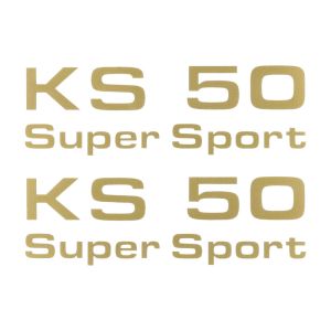 Stickerset Zundapp KS50 Super Sport Goud