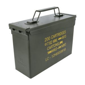Ammo Box .30 Cal Metaal met Opdruk