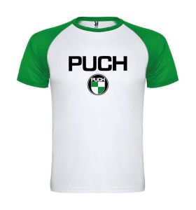 T-Shirt Puch Classic Mesh Wit/Groen