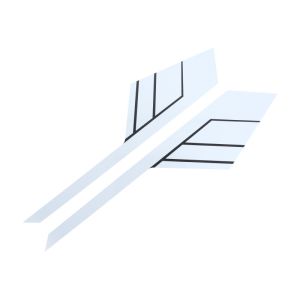 Tanktransferset Wit Yamaha DT50M/125MX