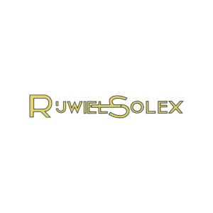 Sticker "RijwielSolex" Geel/Zwart