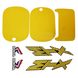 Stickerset Geel Honda MTX80R2 /125/200
