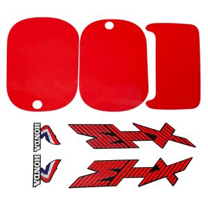 Stickerset Rood Honda MTX80R2 /125/200