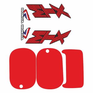 Stickerset Rood Honda MTX80R2 /125/200