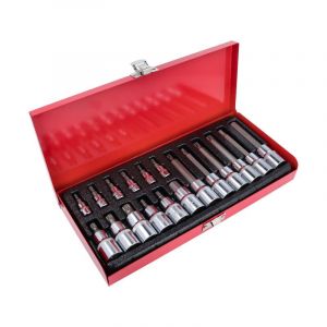 Inbus/Torx/Sterkop Doppenset 18 Delig