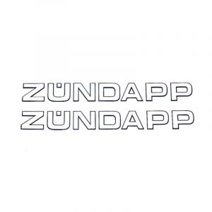Stickerset Zundapp Tank 2 Stuks