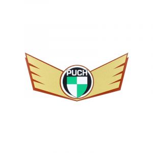 Transfer Achterspatbord Puch Goud