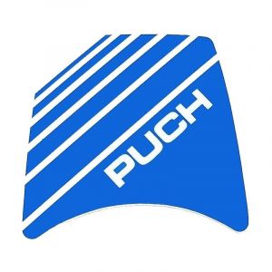 Sticker Koplampspoiler Puch Maxi Blauw