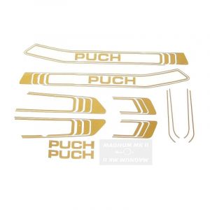 Stickerset Puch Magnum MKII Goud
