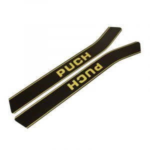 Tankstickerset Zwart/Goud Puch Monza