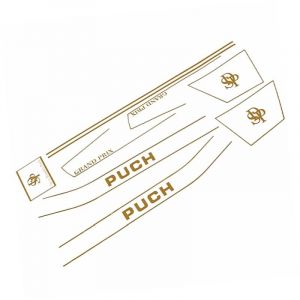 Stickerset Puch Monza SDP Goud Compleet