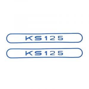 Stickerset Tank Zundapp KS125 Blauw