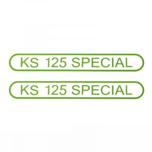 Stickerset Tank Zundapp KS125 Special Groen