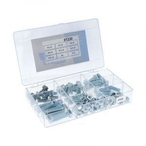 Assortimentset ZK Tapbouten/Moeren - 86 Delig