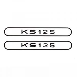 Stickerset Tank Zundapp KS125 Zwart