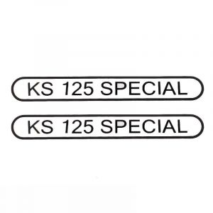 Stickerset Tank Zundapp KS125 Special Zwart