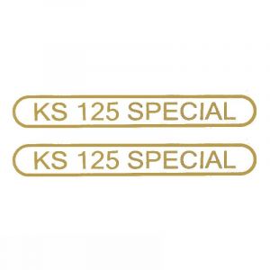 Stickerset Tank Zundapp KS125 Special Goud
