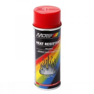 Motip Hittebestendige lak Spuitbus Rood - 400 ML