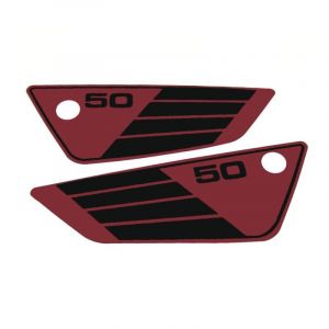 Zijkaststickerset Yamaha FS1 3E8 Paars/Zwart