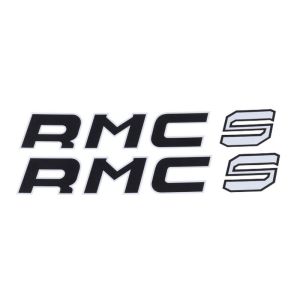 Accubakstickers RMC-S Zwart/Wit 2 Stuks
