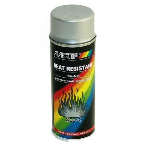 Motip Hittebestendige lak Spuitbus Zilver - 400 ML