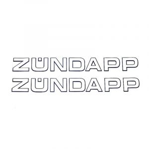 Stickerset Zundapp 2 stuks 270MM