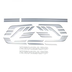 Stickerset Zundapp 529/530 - Zilver/Grijs