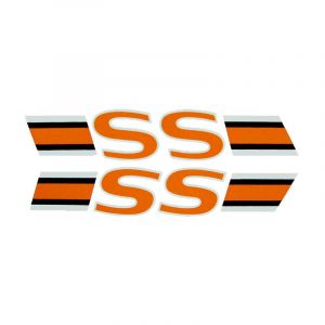 Stickerset SS Oranje/Zwart Yamaha FS1