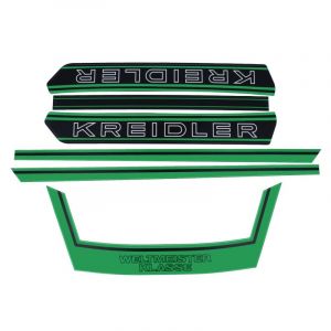 Kreidler Stickerset Weltmeister CPL Donkergroen