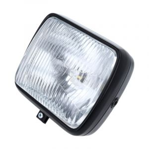 Koplamp Vierkant Zwart Zundapp/Kreidler