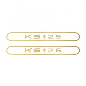 Stickerset Tank Zundapp KS125 Goud