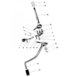 Schakelmechanisme Kreidler 5V Indirect