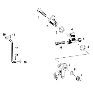 Transmissiestang Sachs 50/4 EKF