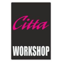 Workshop Sticker Citta Zwart Engels