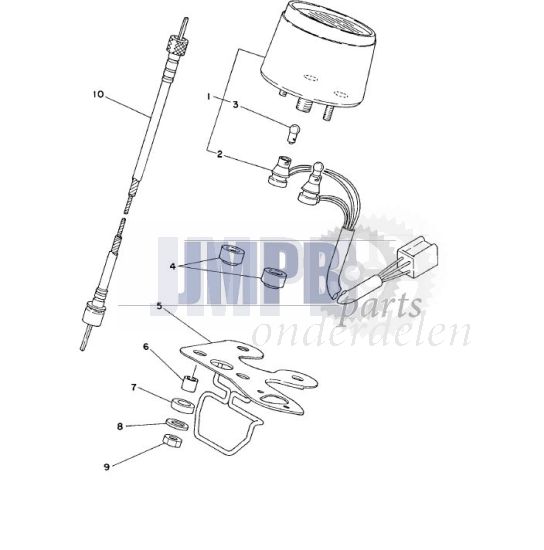 Kilometerteller Yamaha FS1 DX