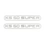 Stickerset Tank Zundapp KS50 Super Grijs