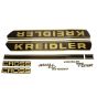 Stickerset Kreidler Cross Carbonlook