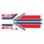 Stickerset Honda MT50 Wit 1979